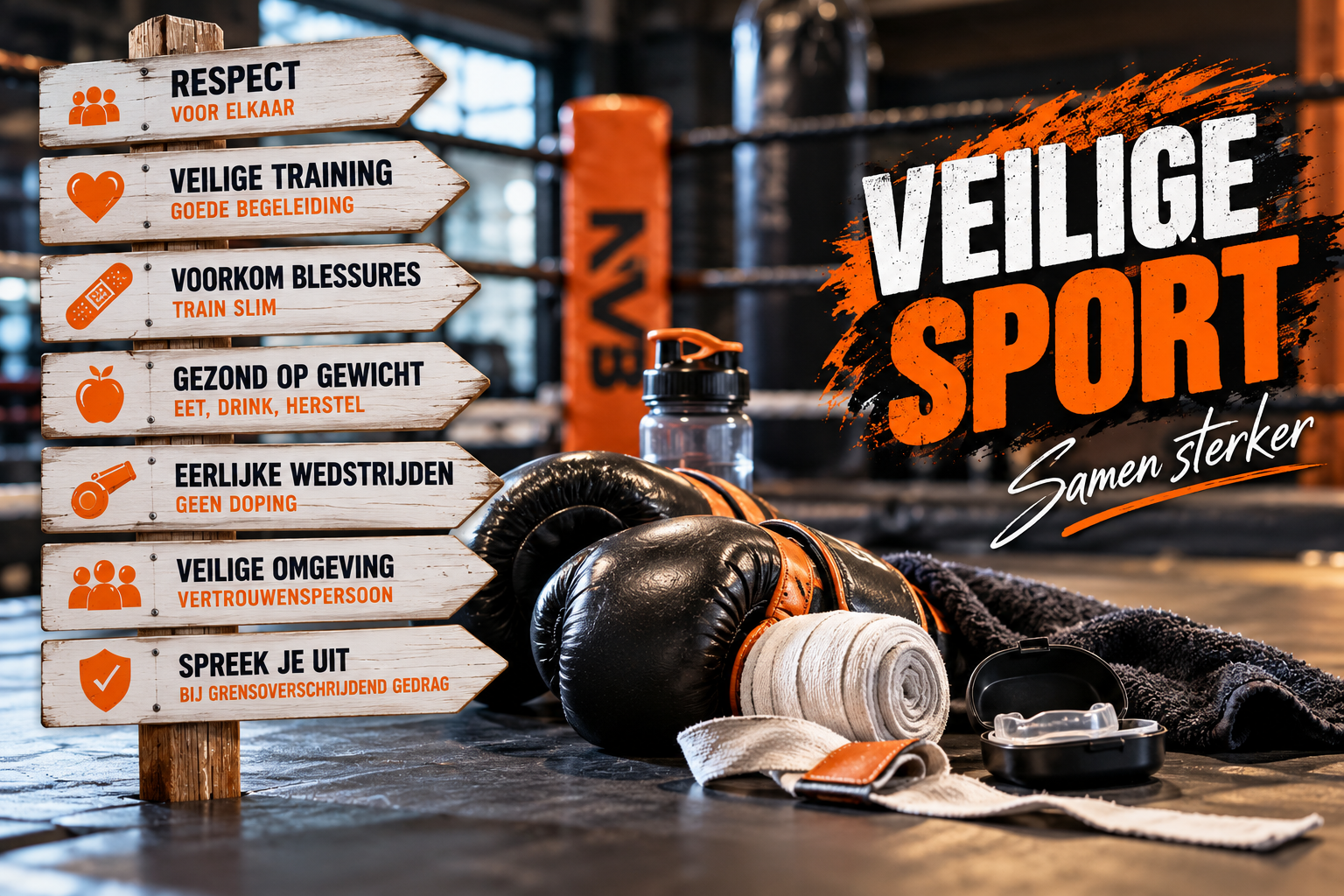 Veilig en verantwoord sporten in de vechtsport